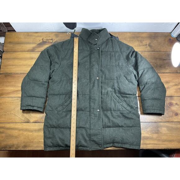 valstar bergdorf goodman COAT Packable Hooded Lambswool Jacket Sz XL - Picture 4 of 12